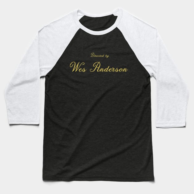 Directed by Wes Anderson, Moonrise Kingdom Aesthetic Baseball T-Shirt by thegoldenyears